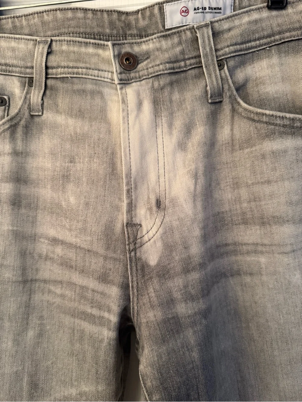 AG Adriano Goldschmied Dylan Slim Skinny Gray Wash Denim Men’s Jeans Size 32 - Picture 9 of 16